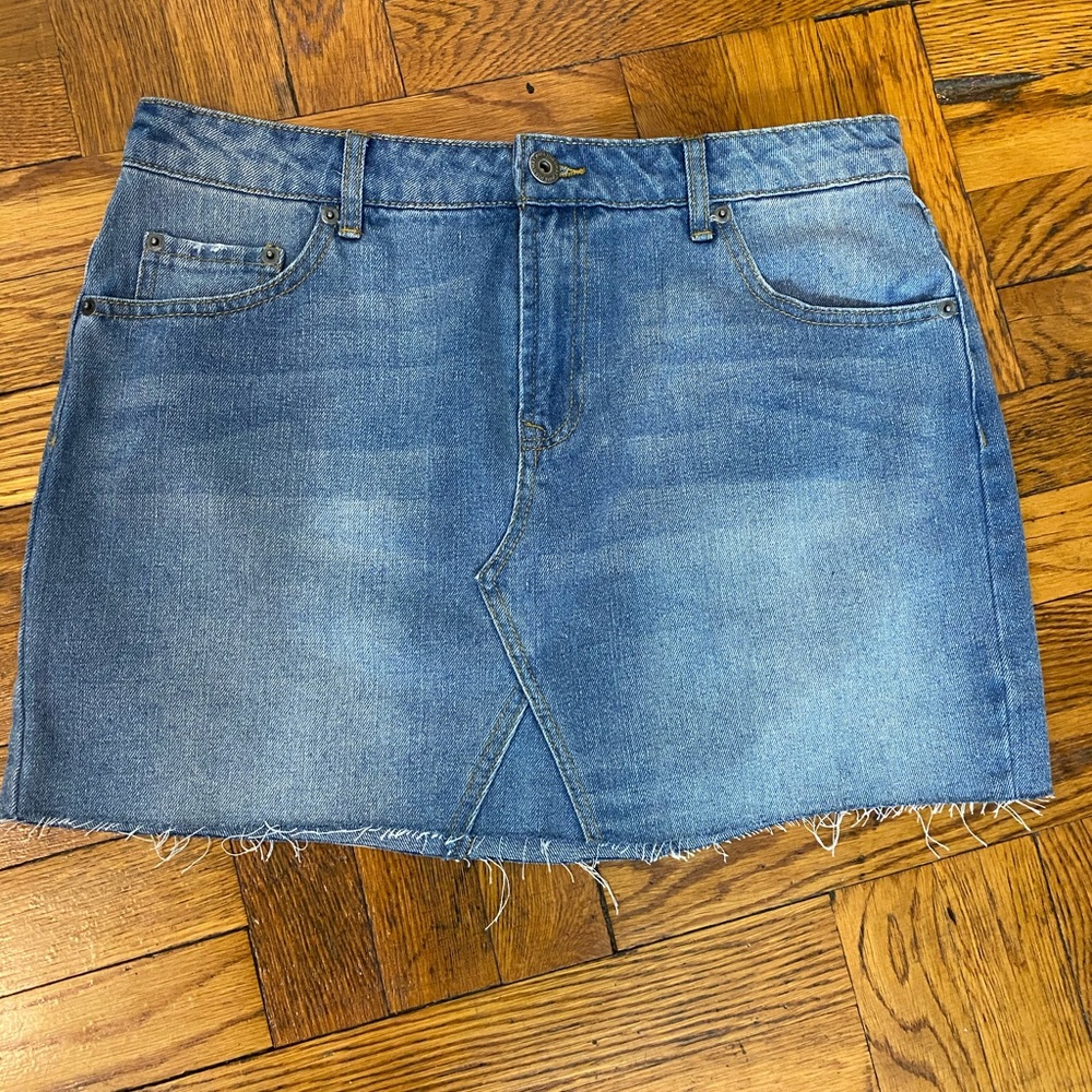 Denim Mini Skirt